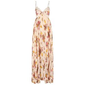 Blumarine Peach Viscose Dress Women